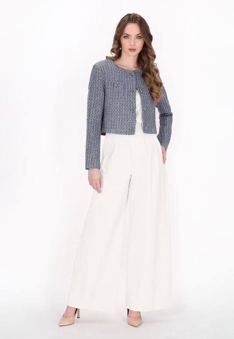 Dreimaster Blazer vrouwen marine glitter - Image 2