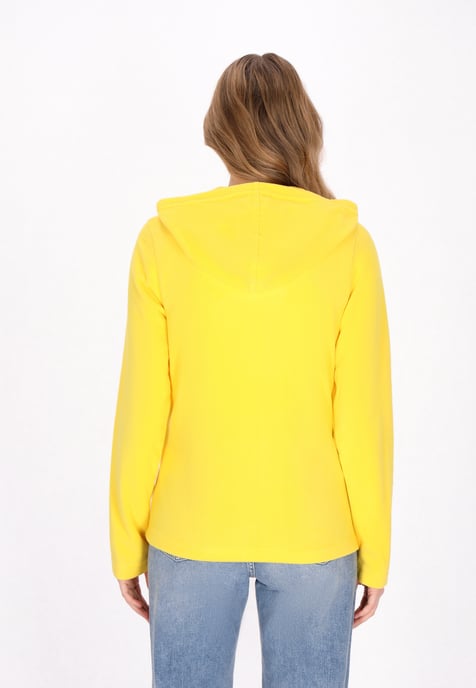 Mymo Fleece jas Dames geel - Image 4