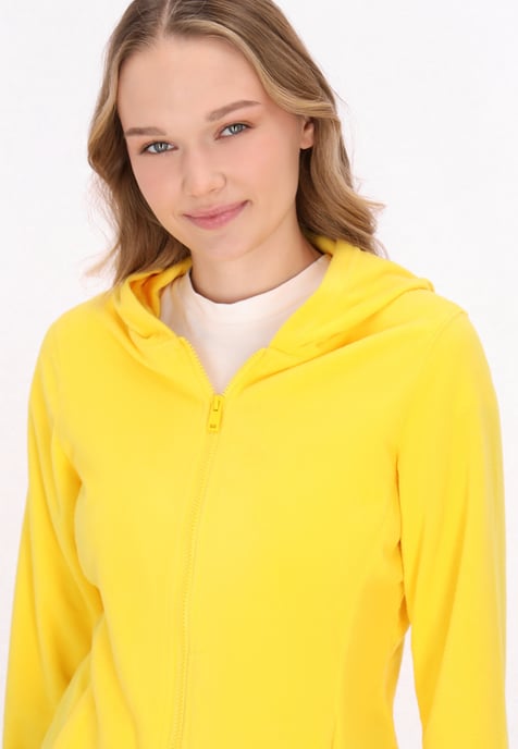 Mymo Fleece jas Dames geel - Image 5