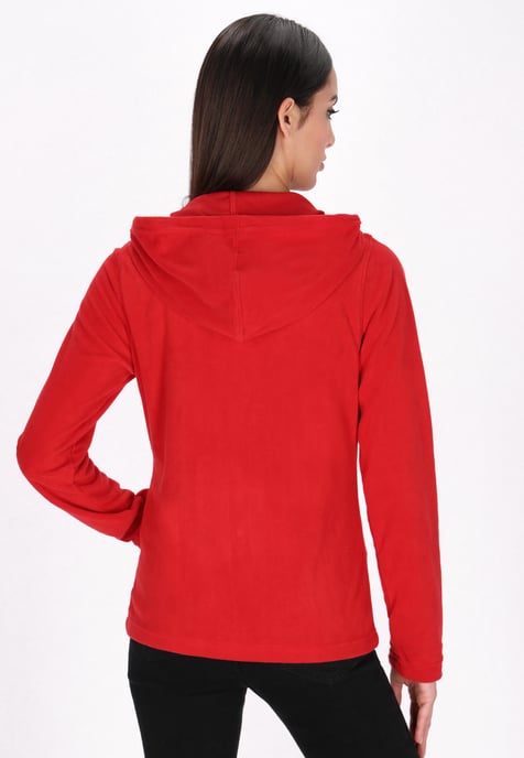 Mymo Fleece jas Dames rood - Image 4