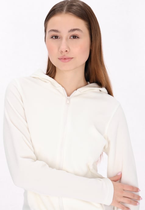 Mymo Fleece jas Dames wit - Image 5
