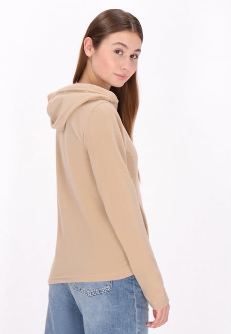 Mymo Fleece jas Dames beige - Image 4