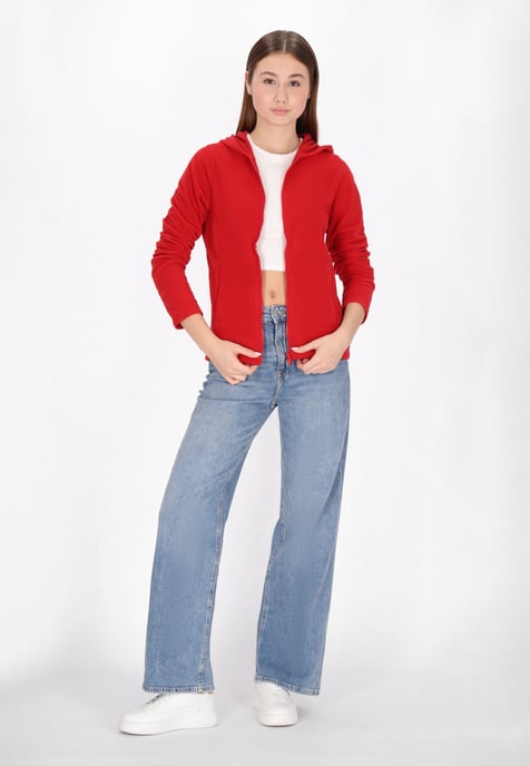 Mymo Fleece jas Dames rood - Image 2