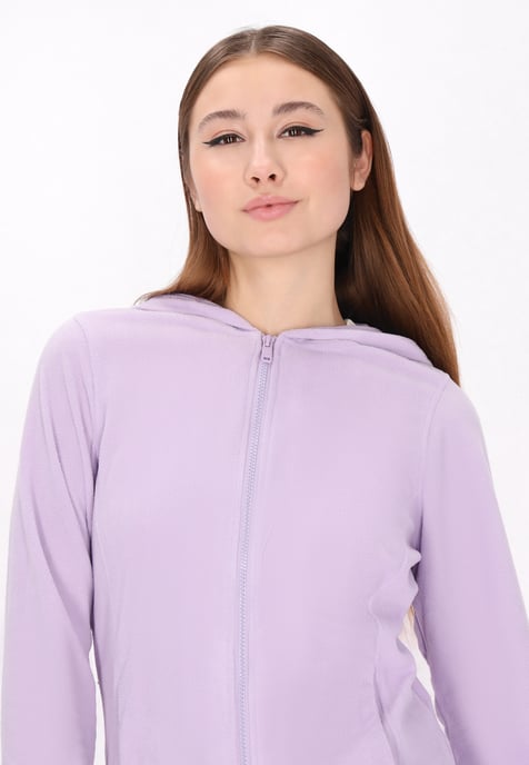 Mymo Fleece jas Dames Licht paars - Image 5