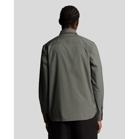 Lyle & Scott Heren Bamboe Shirt Met Lange Mouwen (Grijs) - Image 3