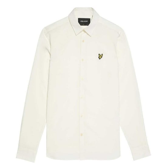 Lyle & Scott Heren Bamboe Shirt Met Lange Mouwen (Wit) - Image 1