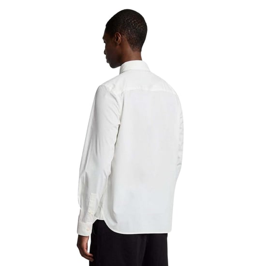 Lyle & Scott Heren Bamboe Shirt Met Lange Mouwen (Wit) - Image 2