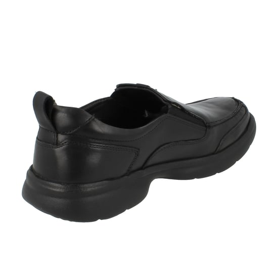 Hush Puppies Heren Harold Leren Slip-on Flats (Zwart) - Image 2