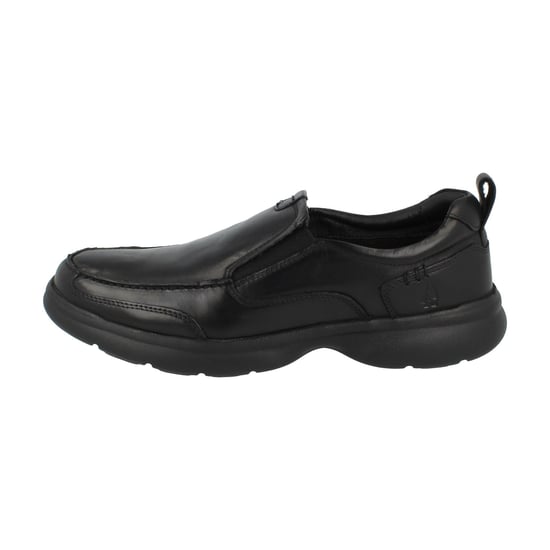 Hush Puppies Heren Harold Leren Slip-on Flats (Zwart) - Image 3
