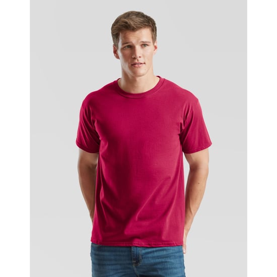 Fruit of the Loom Heren Iconic Premium Ringspun Katoen T-Shirt (Veenbes) - Image 2