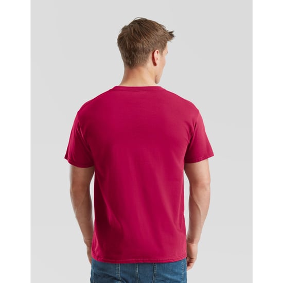 Fruit of the Loom Heren Iconic Premium Ringspun Katoen T-Shirt (Veenbes) - Image 3