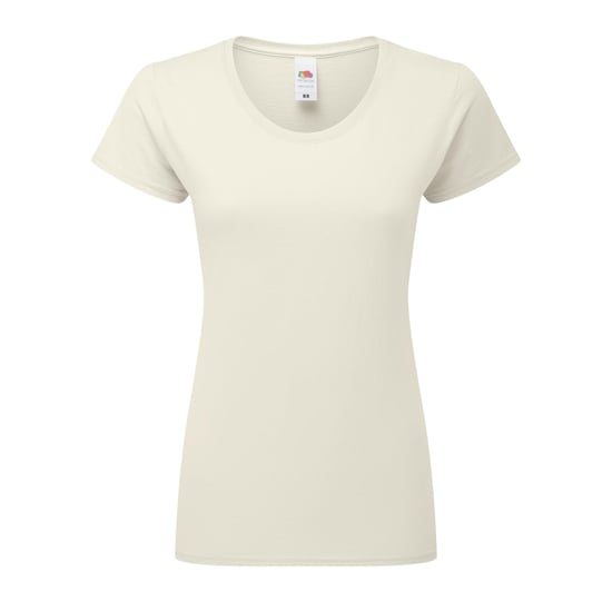 Fruit Of The Loom Vrouwen / Dames Ringgesponnen Premium T-Shirt (Natuurlijk) - Image 2