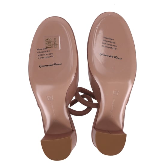 Gianvito Rossi Tivoli muiltjes 55 in beige leer - Image 5