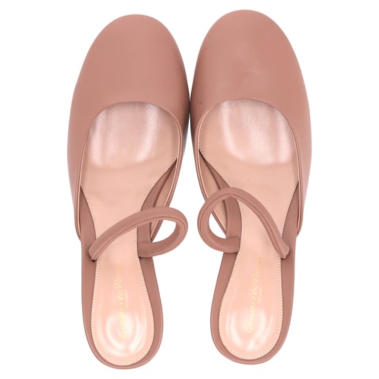 Gianvito Rossi Tivoli muiltjes 55 in beige leer - Image 6