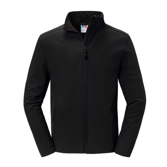 Russell Heren Essential Soft Shell Jas (Zwart) - Image 1