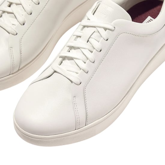 FitFlop Dames/Dames Rally Crystal Leren Trainers (Wit/Mauve/Wijn) - Image 4