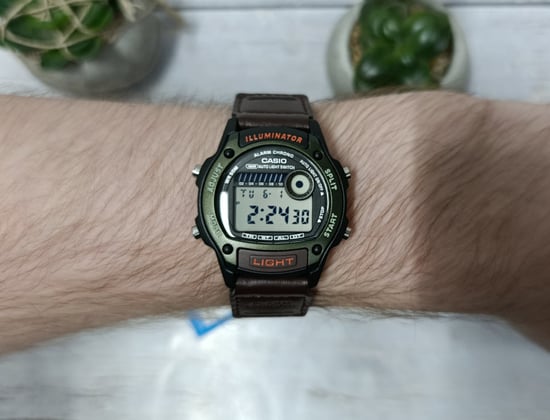 Casio Casio Collection Heren Horloge Bruin W-220HF-3AVEF - Image 2