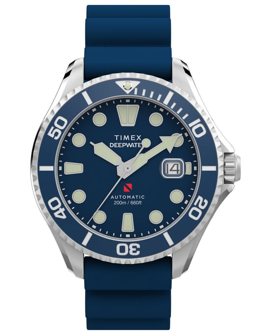 Timex Deep Water Meridian Heren Horloge Blauw TW2Y39900 - Image 1