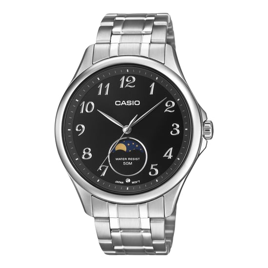Casio Casio Collectie Heren Zilveren Horloge MTP-M110D-1AVER - Image 1