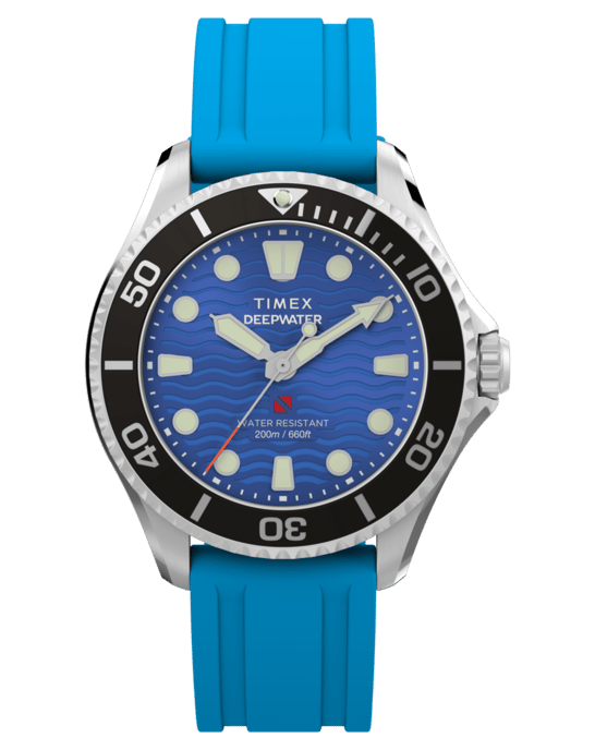 Timex Deep Water Meridian Unisex Horloge Blauw TW2Y40400 - Image 1