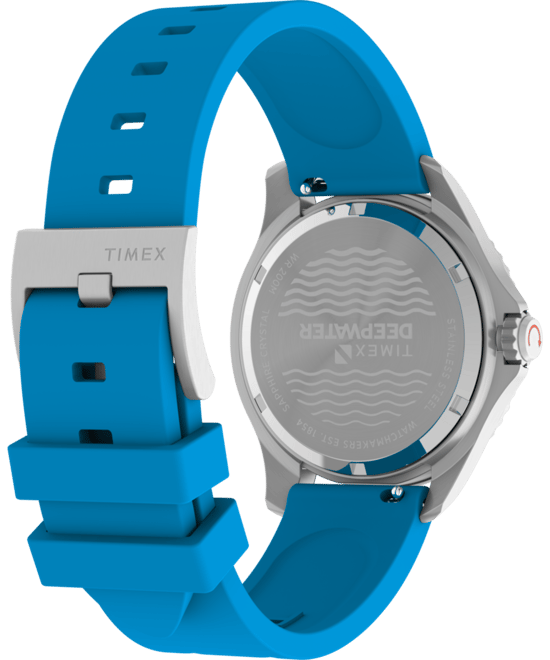 Timex Deep Water Meridian Unisex Horloge Blauw TW2Y40400 - Image 3