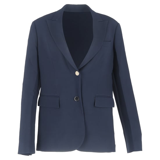 Loro Piana Enkelgeknoopte Blazer in Marineblauw Wol - Image 1