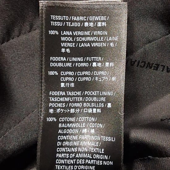 Balenciaga Prince Of Wales Gecheckte Blazer in Grijs Wol - Image 5