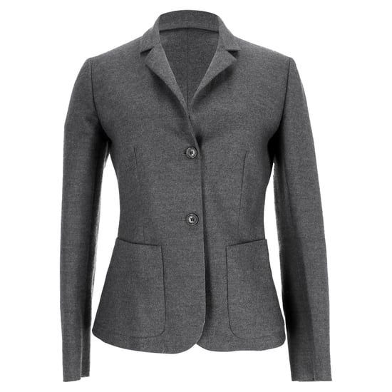 Prada Enkelknops Blazer in Grijs Virgin Wol - Image 1
