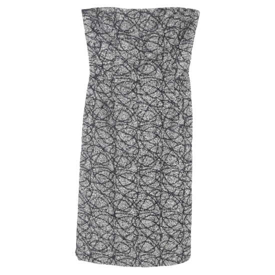 Max Mara Tweed Mini-jurk in Grijs Virgin Wol - Image 1