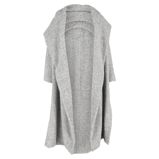 Max Mara Lange Open Mantel in Grijze Wol - Image 1