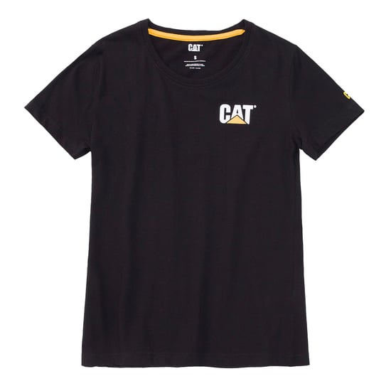 Caterpillar Heren T-shirt met handelsmerk (Zwart) - Image 1