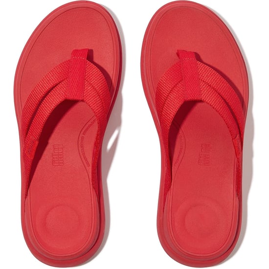Fitflop F-Mode Go Polyester Dames Rode Sandalen - Image 3