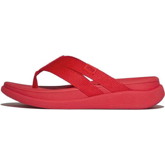 Fitflop F-Mode Go Polyester Dames Rode Sandalen - Image 4