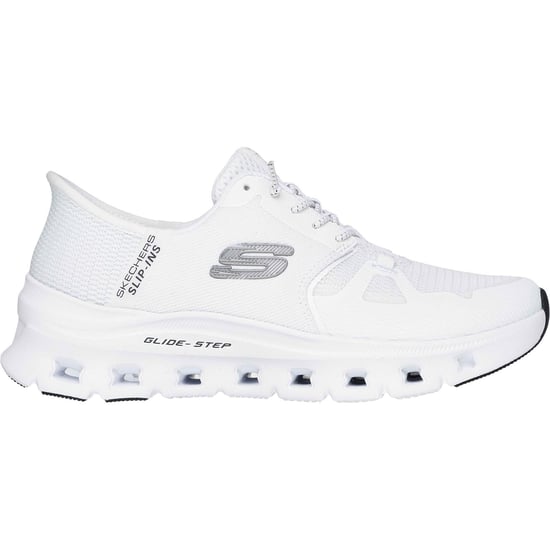 Skechers Glide-Step Pro Polyester Heren Witte Sneakers - Image 5