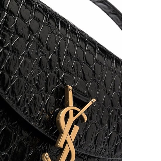 Saint Laurent Kaia Croco Schoudertas - Image 5