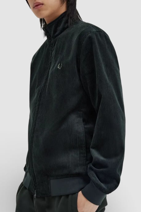Fred Perry Brentham Corduroy Jas Nachtgroen - Image 4