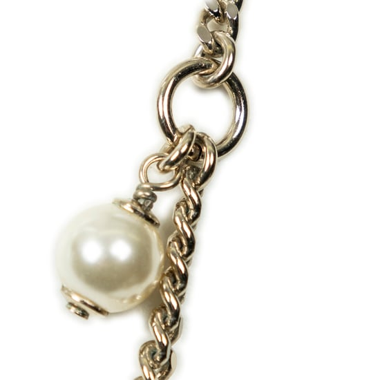 Pearl Rhinestone Perfume Bottle Necklace  Ketting - Image 3