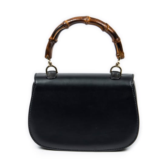 Vintage Bamboo Flap Top Handle  Schoudertas - Image 5