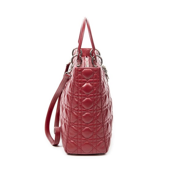 Large Lady Dior Zip  Schoudertas - Image 4