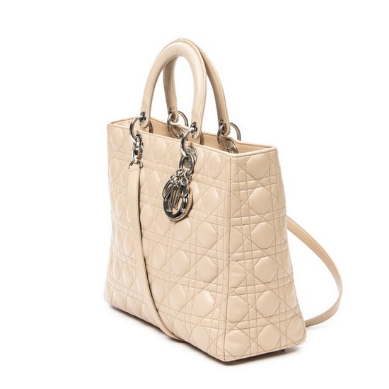 Large Lady Dior Zip Schoudertas - Image 2