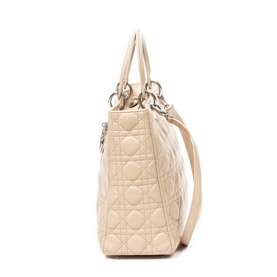 Large Lady Dior Zip Schoudertas - Image 3