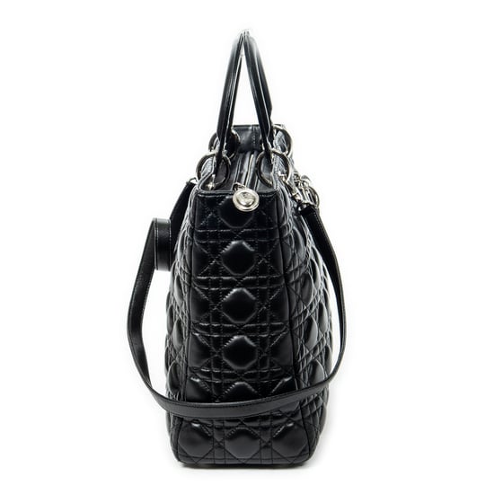 Large Lady Dior Zip Schoudertas - Image 4