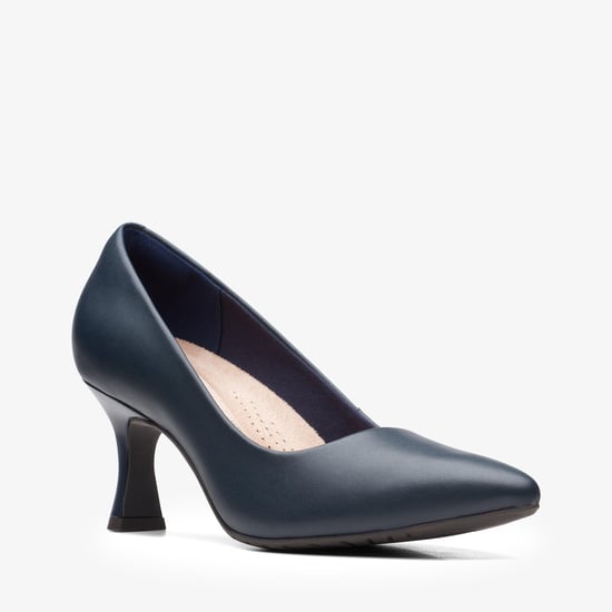 Kataleyna Gem Navy Leather Shoes - Image 2