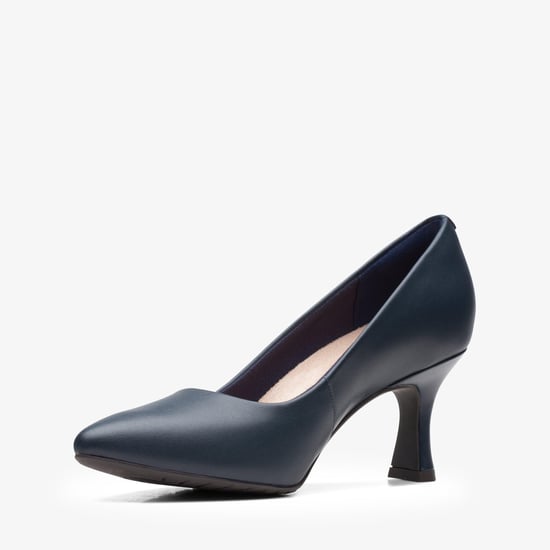 Kataleyna Gem Navy Leather Shoes - Image 4