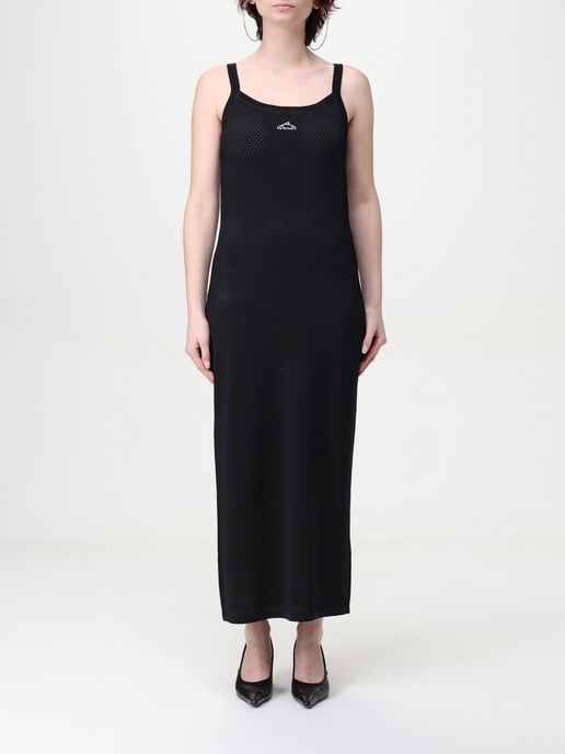 Mesh Gebreide Mouwloze Maxi Jurk - Image 1