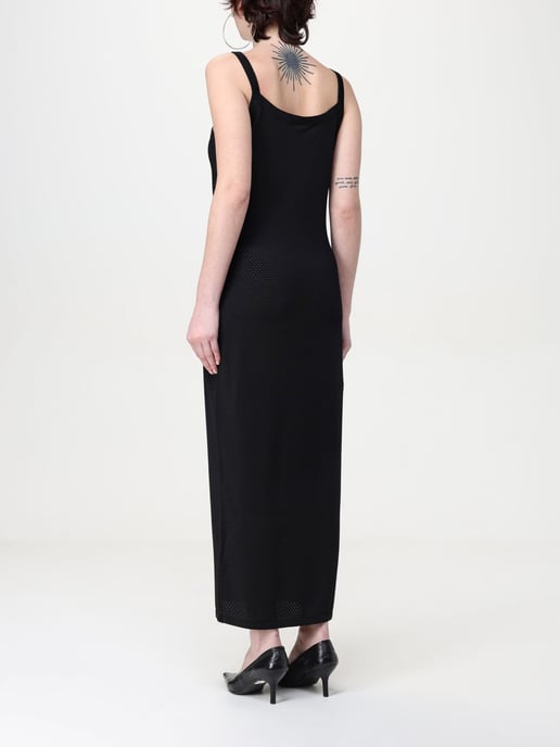 Mesh Gebreide Mouwloze Maxi Jurk - Image 3