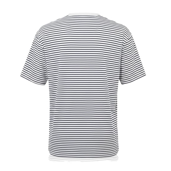Premier Unisex Volwassen Utility 2.0 Contrast Gestreepte Oversized T-Shirt (Marineblauw/Wit) - Image 2