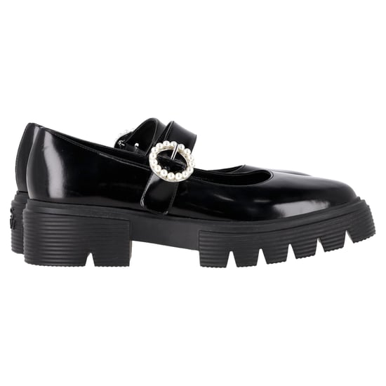 Stuart Weitzman Nolita Platform Mary Janes in Zwart Glanzend Leer - Image 1