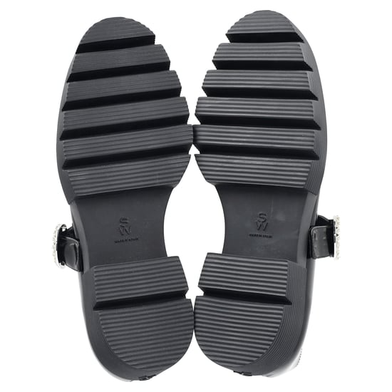Stuart Weitzman Nolita Platform Mary Janes in Zwart Glanzend Leer - Image 6