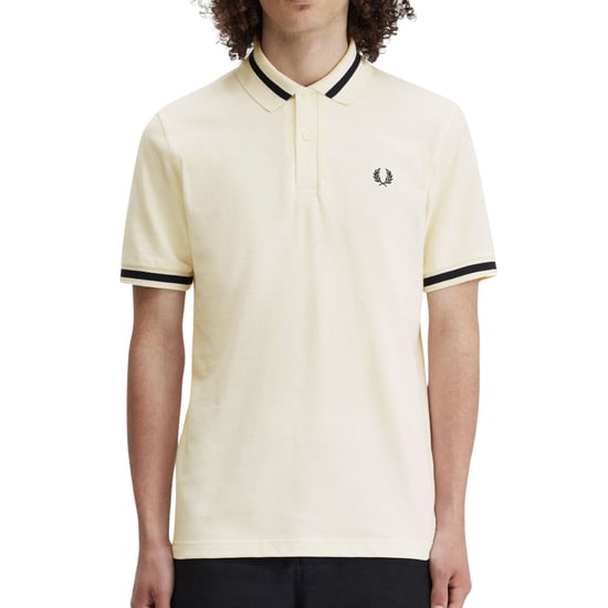 Fred Perry Light Oyster Poloshirt - Image 1